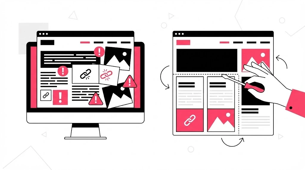 Erros mais comuns na criação de sites para empresas de Sorocaba