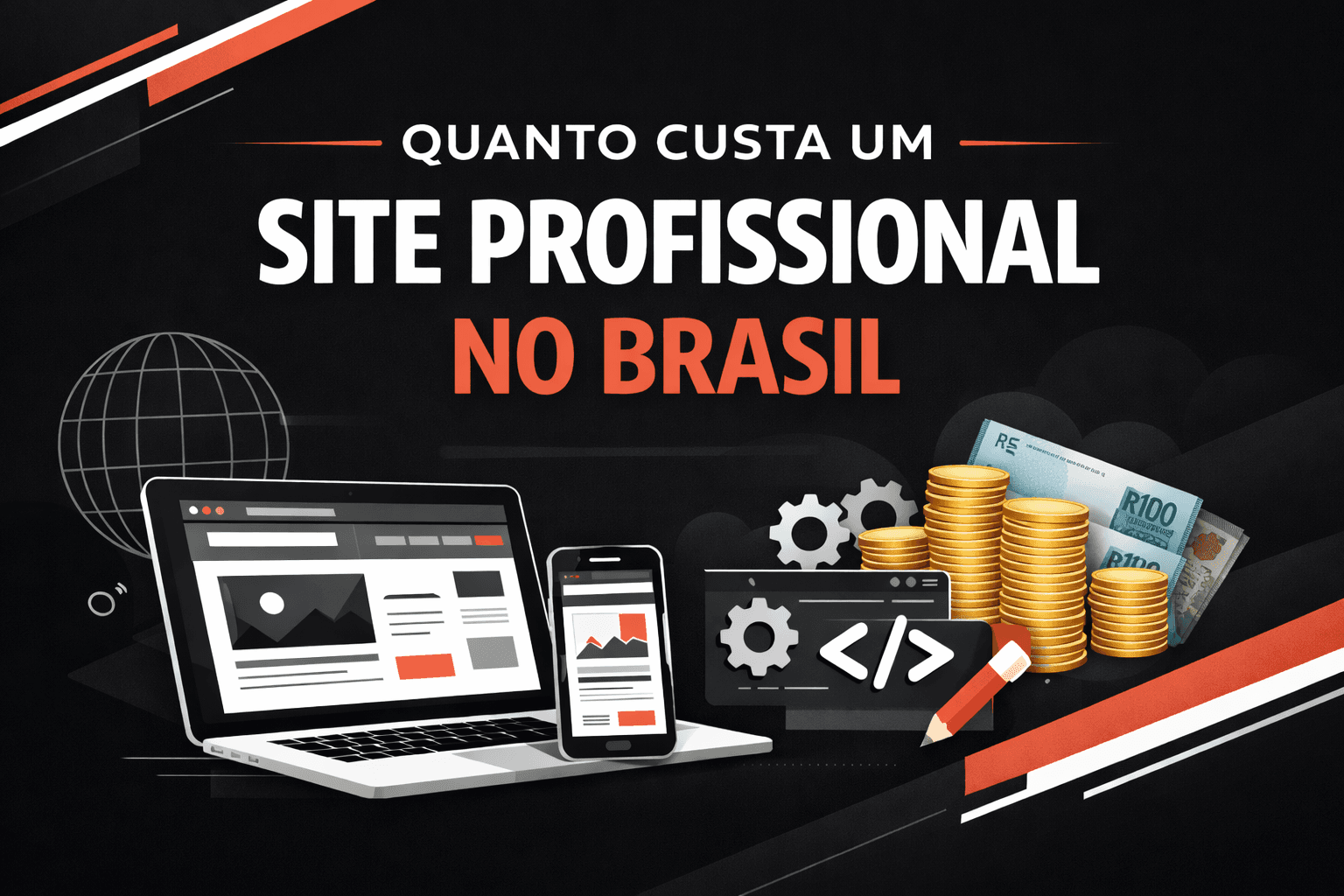 Imagem de capa do artigo: Quanto Custa um Site Profissional no Brasil? Preços, Orçamentos e Fatores que Influenciam