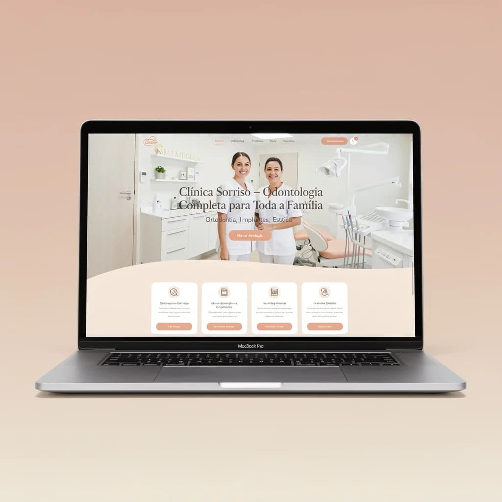 Sites para clínicas odontológicas em Jeremoabo — presença digital odontológica