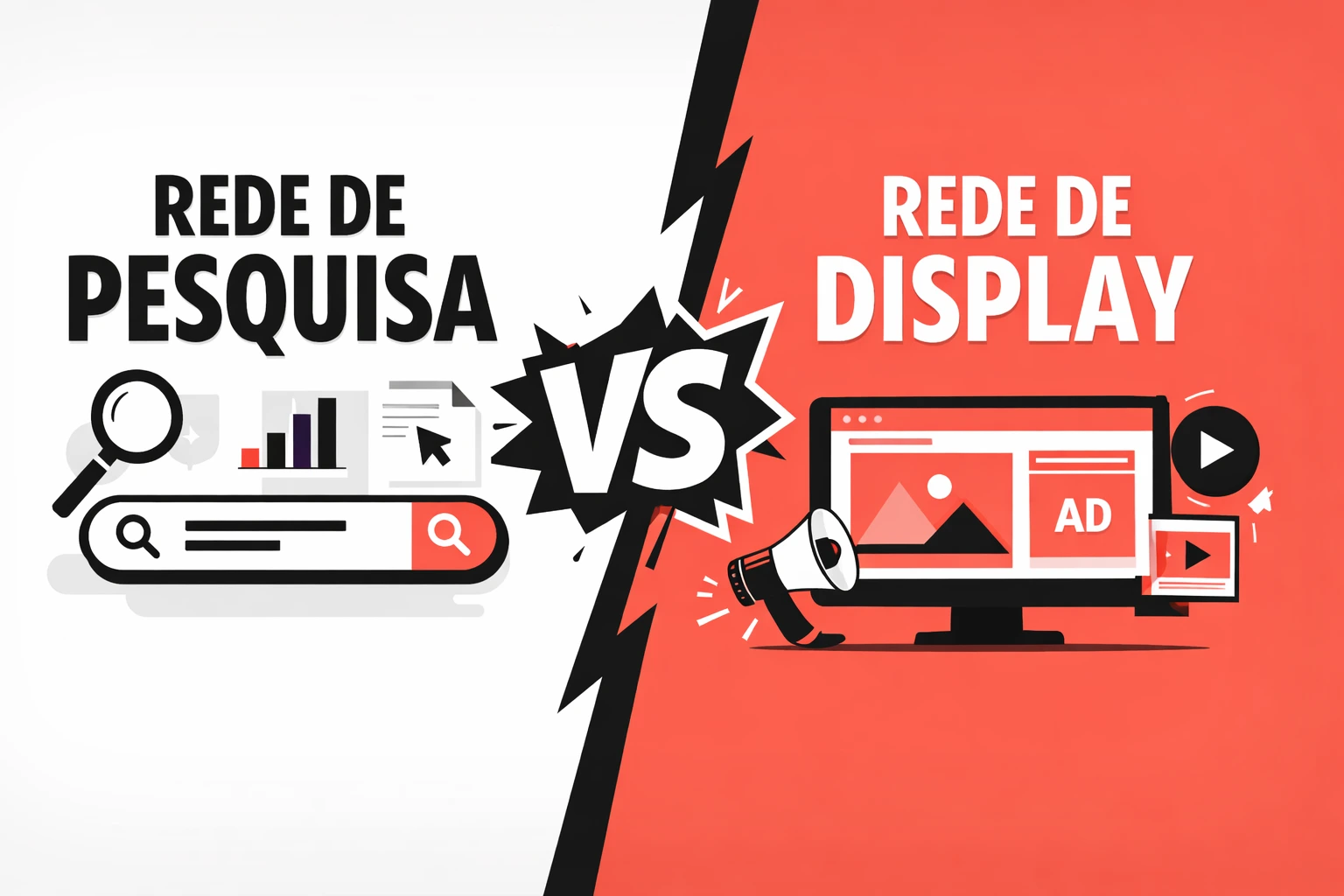 Rede de Pesquisa vs. Rede de Display: Qual a Melhor para sua Empresa